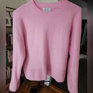& Other Stories Pink Cotton Blend Sweater